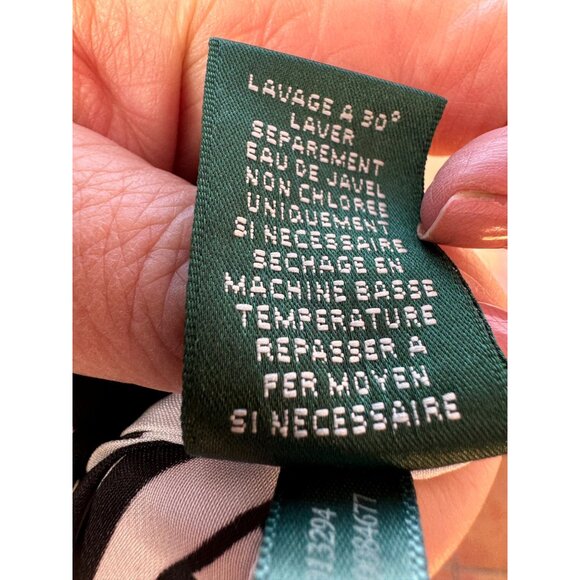 Lauren Ralph Lauren Womens Geometric Print Button-Up Blouse XL Office Old Money - Picture 10 of 12